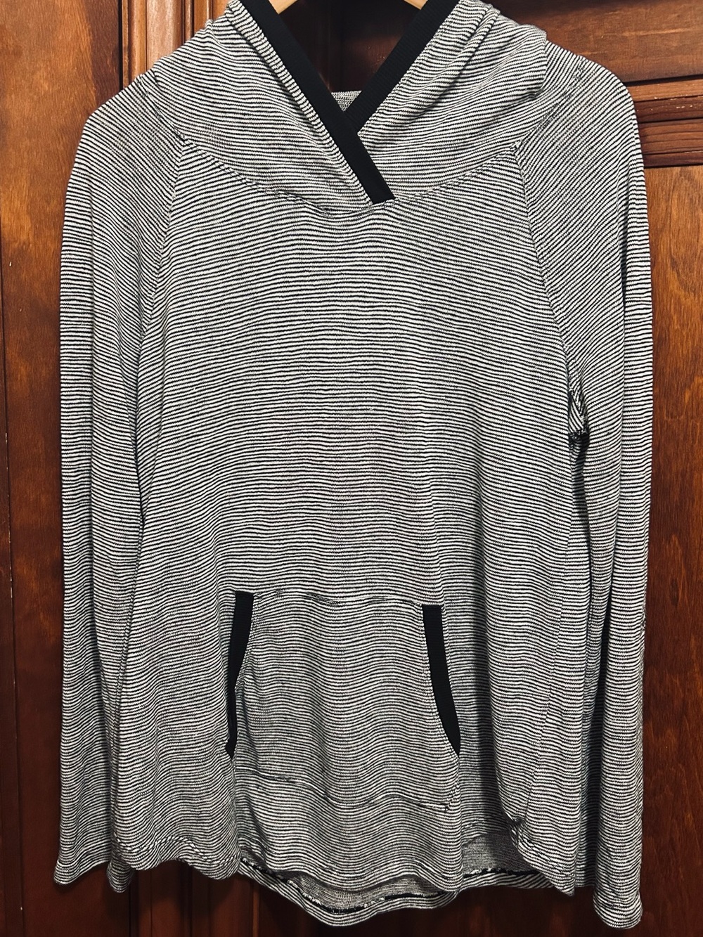 Calvin Klein Performance Heathered Black & White Pullover